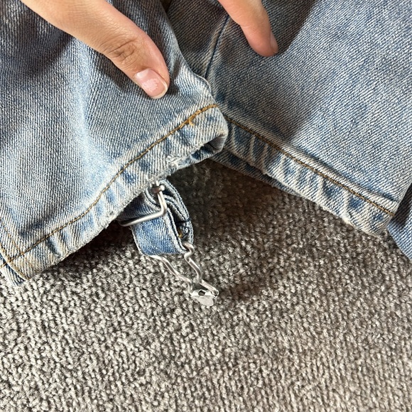 NWT Old Navy Blue Jean Overalls Womens Size 6 Straight Leg - Picture 9 of 10